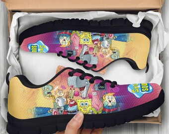 spongebob custom shoes