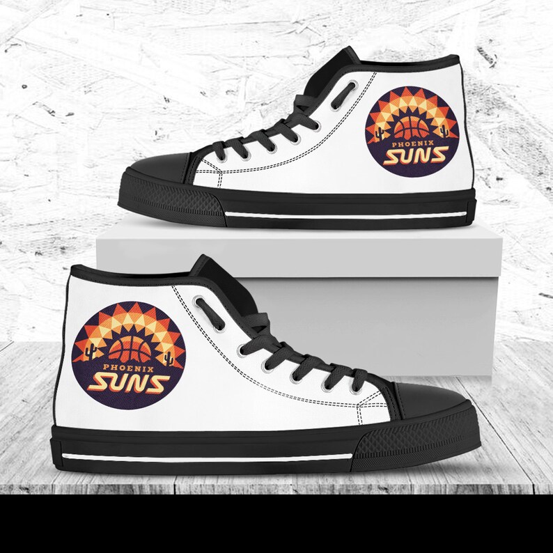 Phoenix Suns Custom Shoes Sport Hightops Hi Tops Shoes Phoenix Suns Custom Shoes Sport Hightops Hi Tops Shoes
