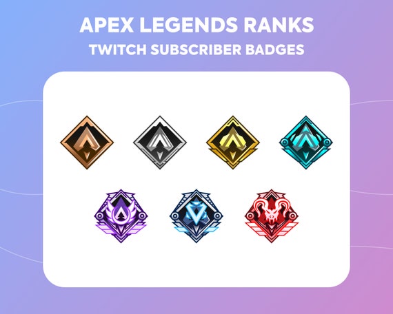 Stars Twitch Badges - Gaming Visuals