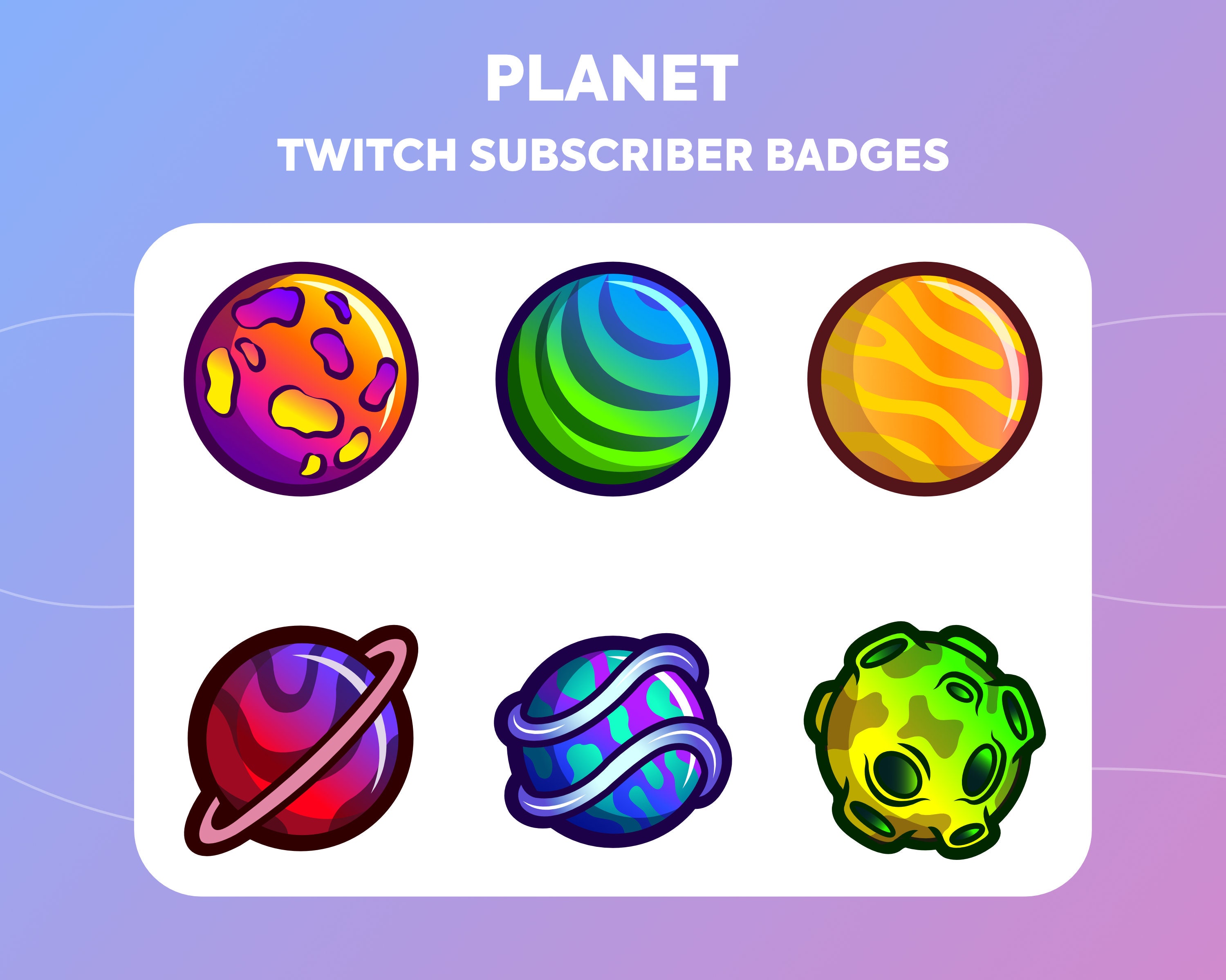 7 Essence Jar Badges - Twitch and Discord - 72x72, 36x36, 18x18