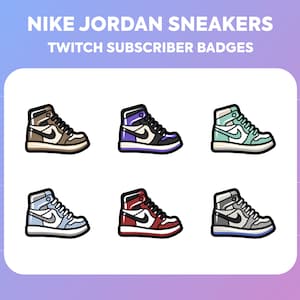 Twitch Sub Badges / Cheer Bit Badges - Sneakers - Trainers - Shoes