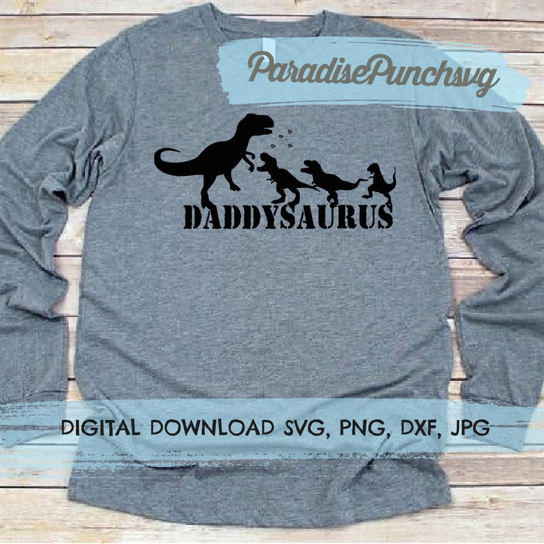 Daddysaurus Svg Dinosaur Svg Svg for Dad Jpg Png - Etsy