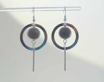10pcs stainless steel 8mm 10mm 12mm Earrings Bezel,  Earrings Blanks,Earrings Trays, Cabochon base Settings