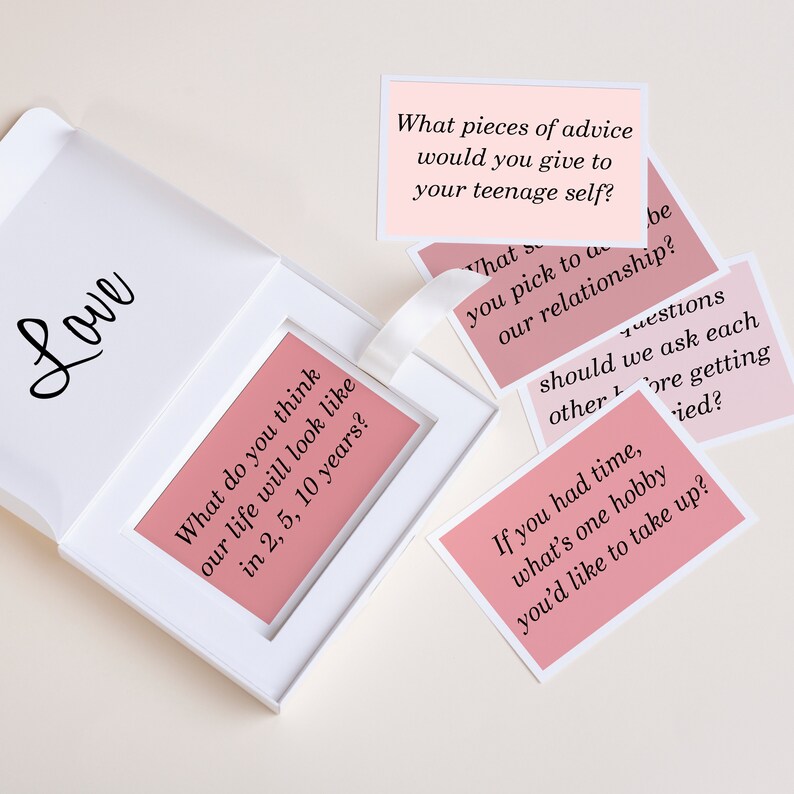 Couples Conversation Starters,printable Date Night Cards,valentine's ...