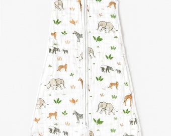 Organic Cotton Muslin Baby Sleep Sack, 1.5 TOG (6-18 Months)