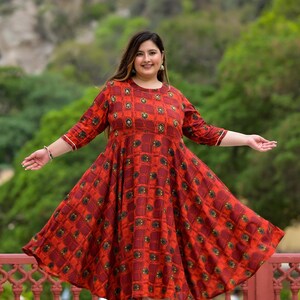 Anarkali Plus Size Etsy