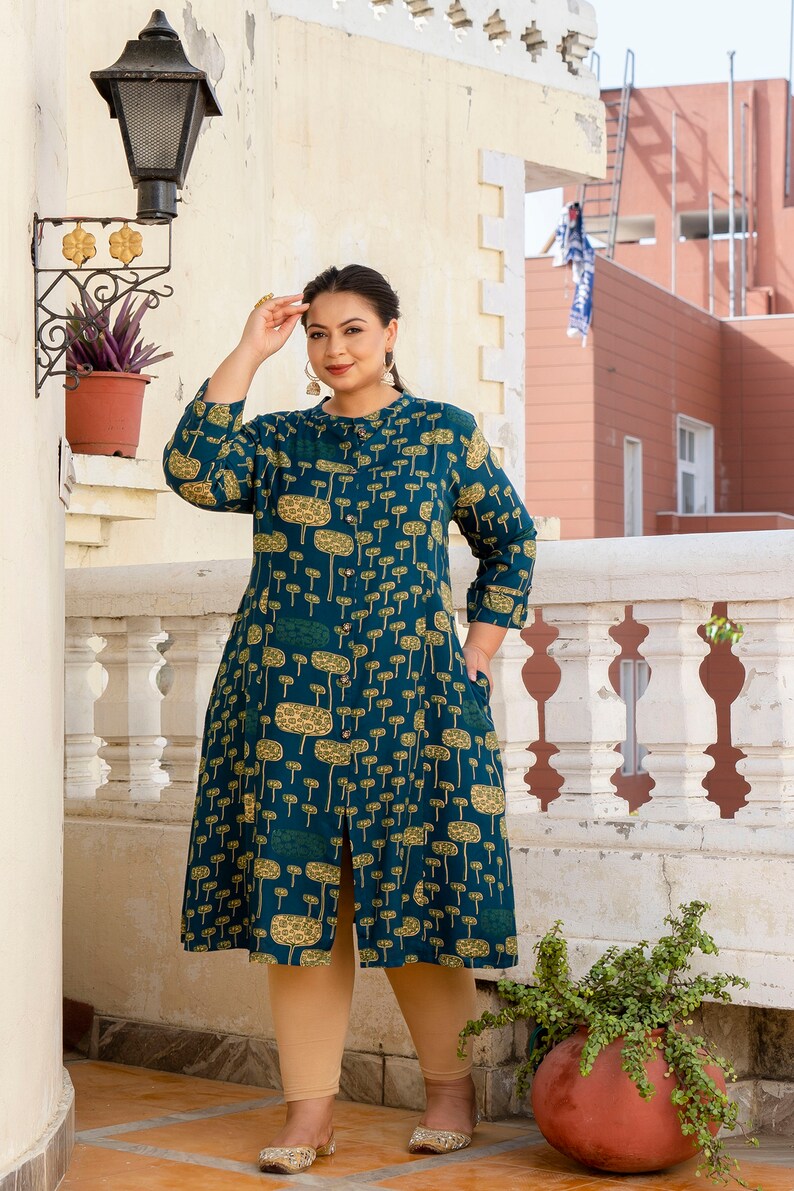 Plus Size Kurti for Women Large Size Kurti 3XL to 7XL - Etsy