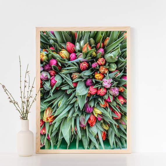 Prints Tulip Bouquet Digital Download Print Art & Collectibles etna.com.pe