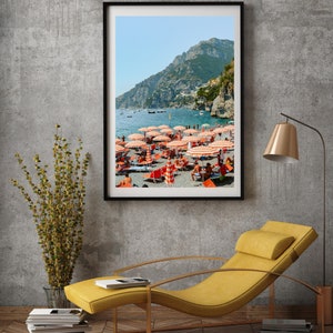 ITALIAN SUMMER Amalfi Coast Italy Beach Umbrellas Beach - Etsy