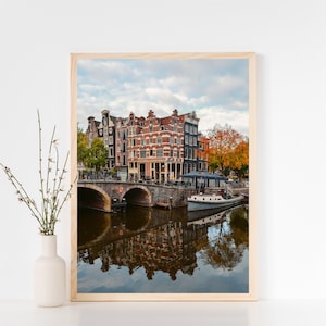 Amsterdam Houses Print, Amsterdam Architecture, Amsterdam Travel Print, Wall Art, Digital Print, Netherlands, Instant Digital Download Print