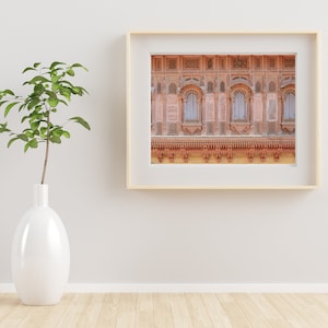 Indian Fort Photo, Jodhpur Printable, Jodhpur Photography, Indian Architecture, Instant Download, Digital Art, Landscape and Portrait, Pink