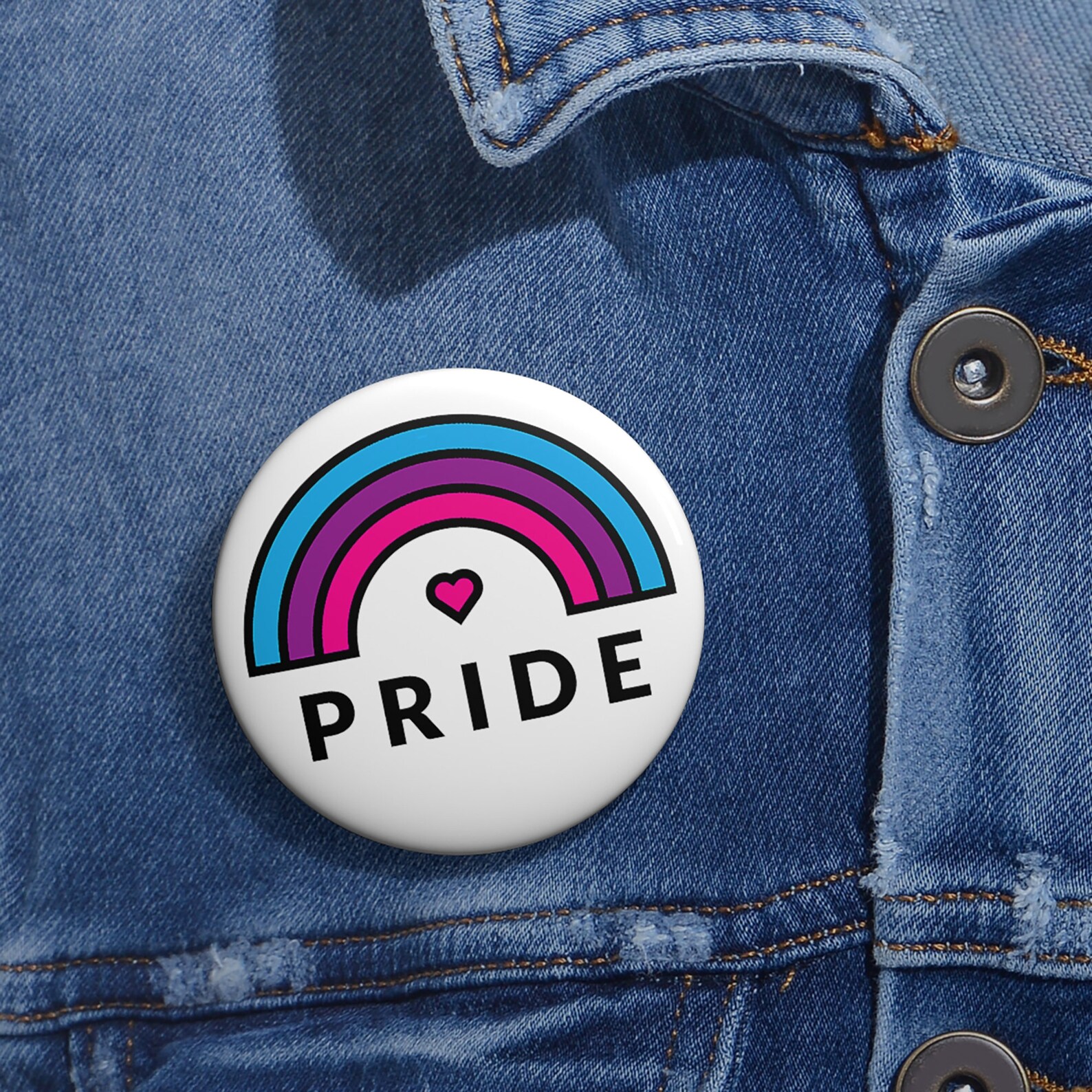 Pride LGBTQ Equality Pin Rainbow Pin Social Justice Pin Etsy