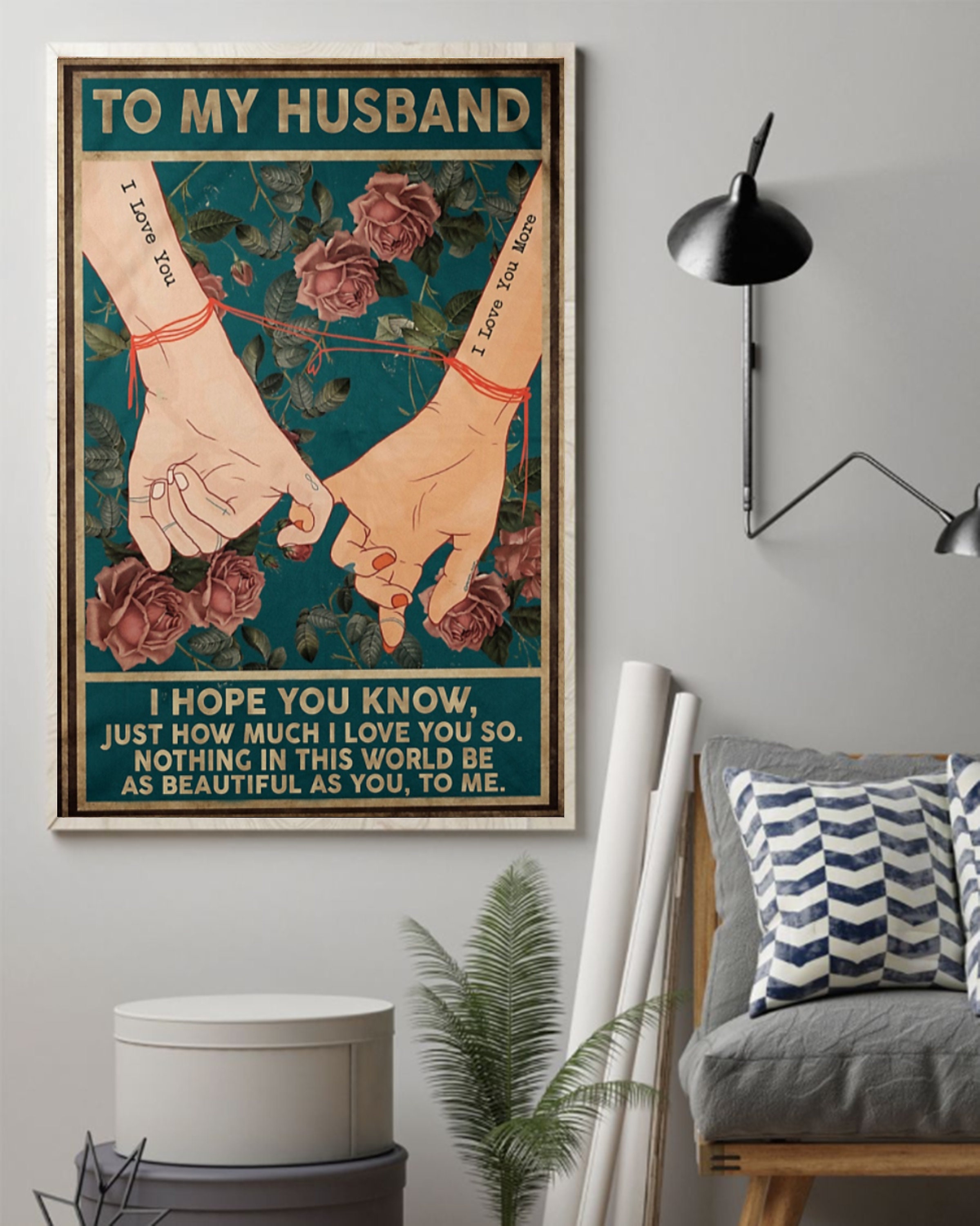Zu meinem Mann ich liebe dich mehr Poster für immer Liebe | Etsy