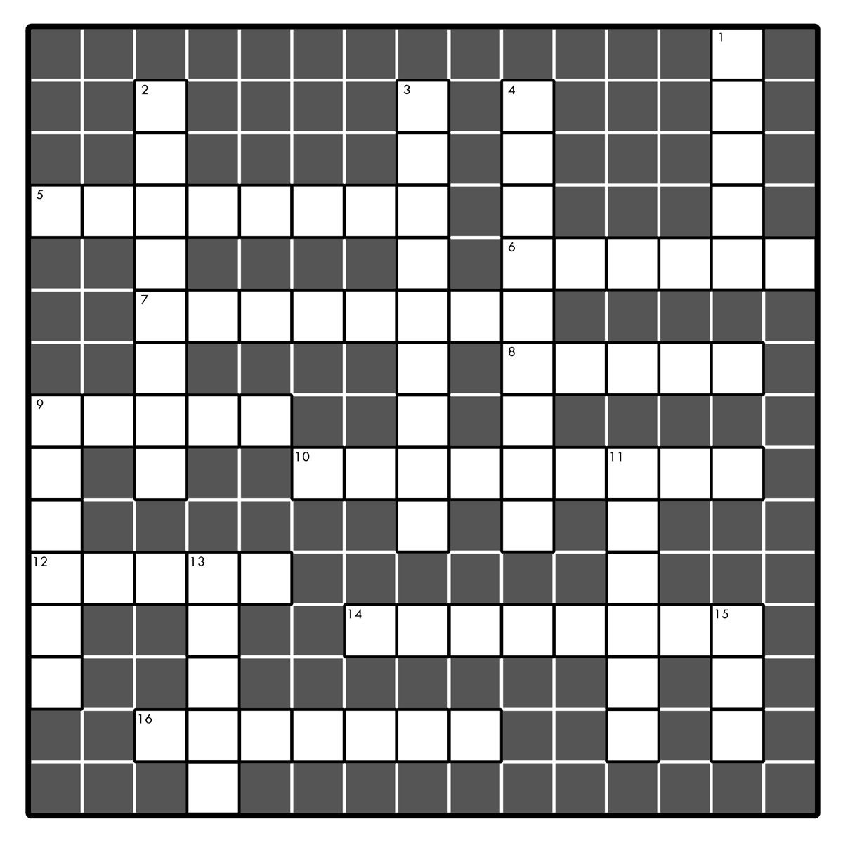 Custom crossword puzzle printable pdf file / personalised Etsy