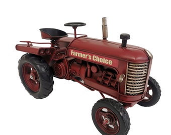 Vintage Tractor Metal Model