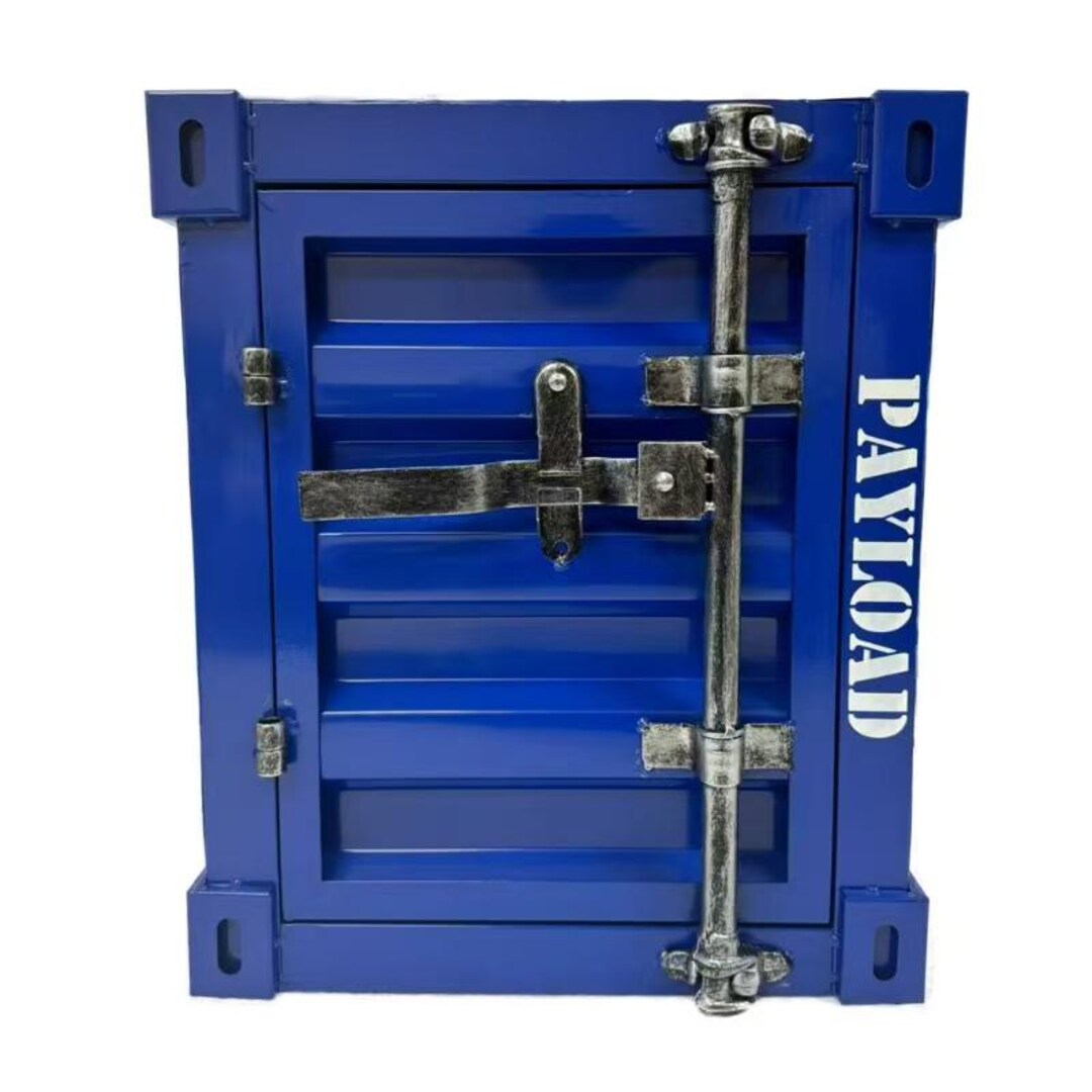 Container End Table Blue Industrial Container End Table - Etsy