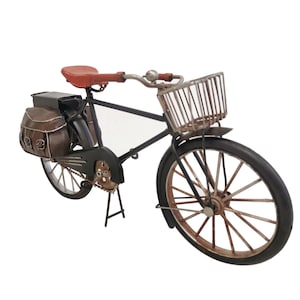 Vélo de course Miniature vintage à collectionner, figurine de vélo, pièces  mobiles, réplique de vélo de course rétro -  France