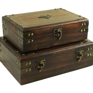 Butterfly Antique Box Set, Set of 2