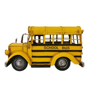 School Bus Metal Model