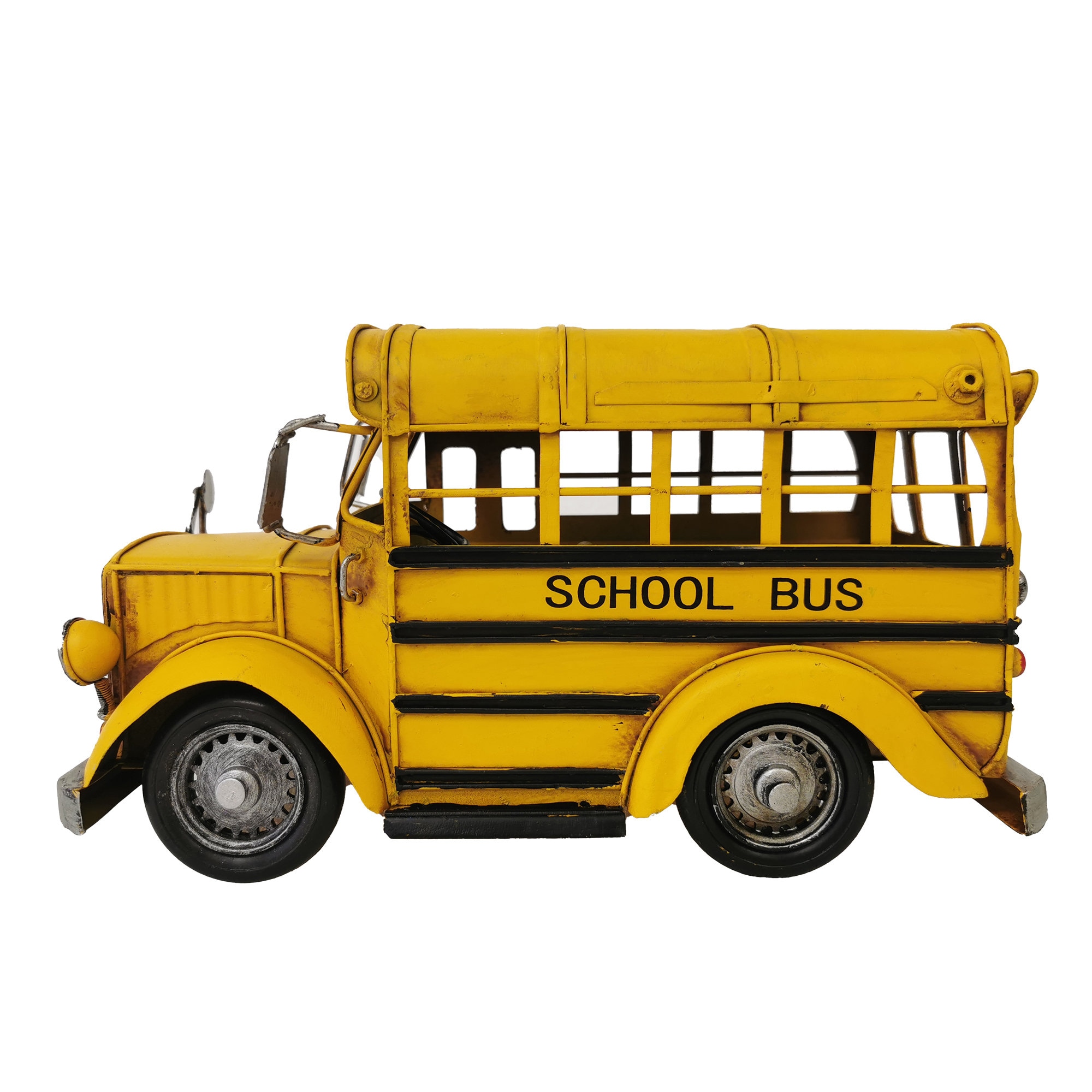 Metal school bus toy sale