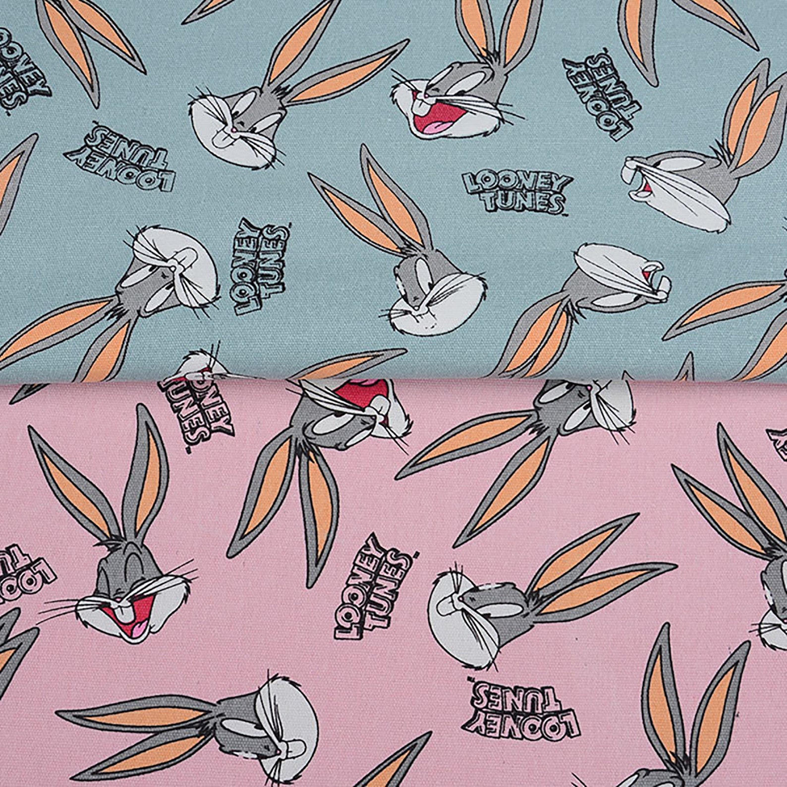 Bugs Bunny Canvas Fabric Rabbit Bunny Cartoon Cotton Canvas Etsy