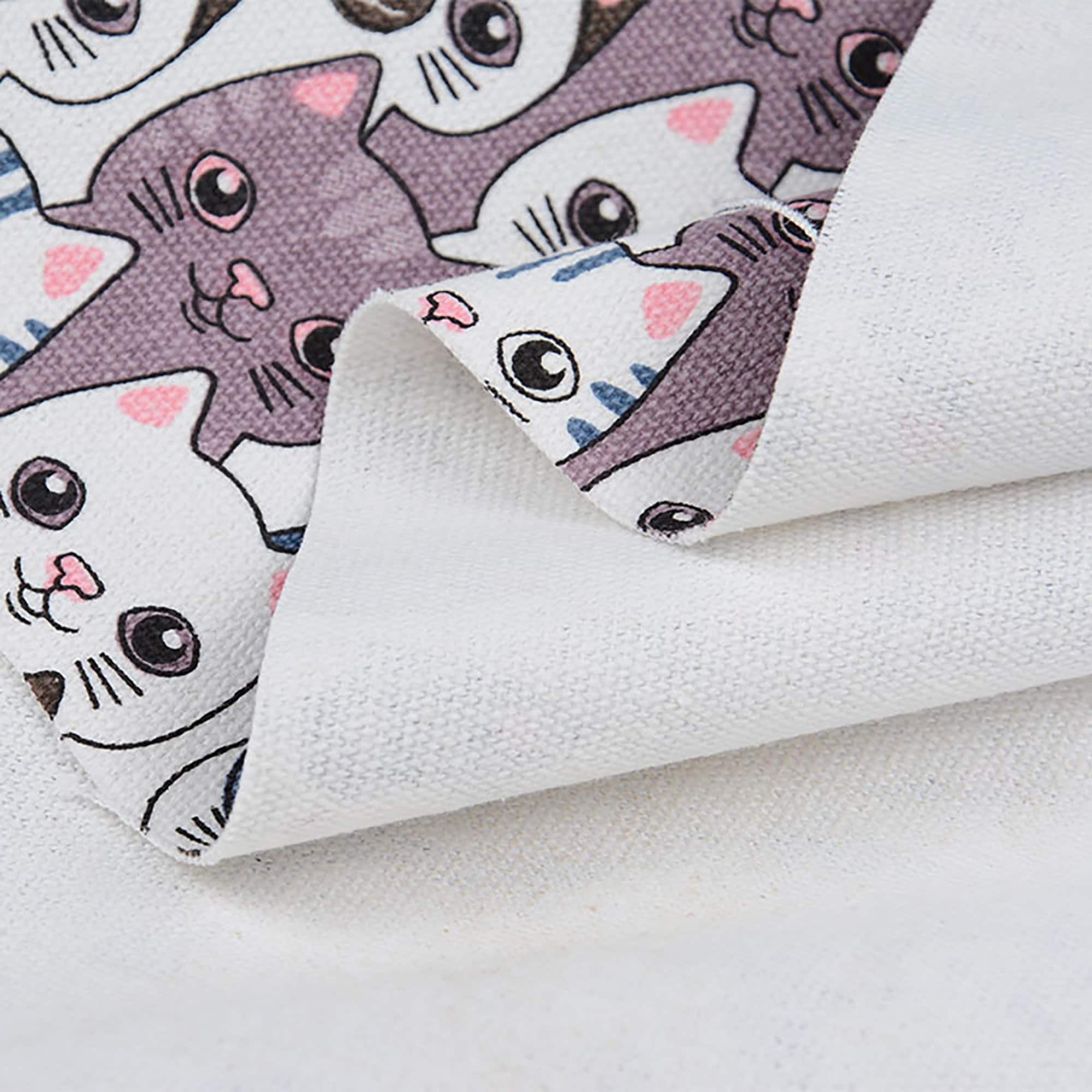 Cute Cats Canvas Fabric Kitten Cotton Canvas Fabric for Bags Etsy
