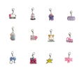 Funny Healthcare Badge Charms | Medical Acrylic Zipper Pulls | RN Nurse CNA Tech Accessories | Hospital Work Badge | Healthcare Worker Gifts