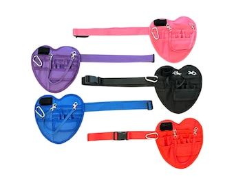 Heart Shaped Nurse Fanny Pack | Medical Utility Belt Bag for Nurses & Healthcare Workers | Adjustable Crossbody Organizer | Valentine's Day