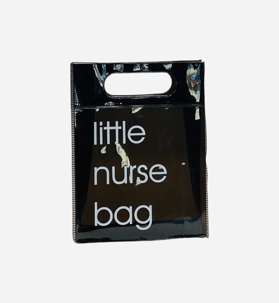 Little Nurse Bag | Personalized Clear Work Tote | Custom Bag for Nurses, Graduation Gift for Nursing Student, LVN, LPN | Mini Shift Bag