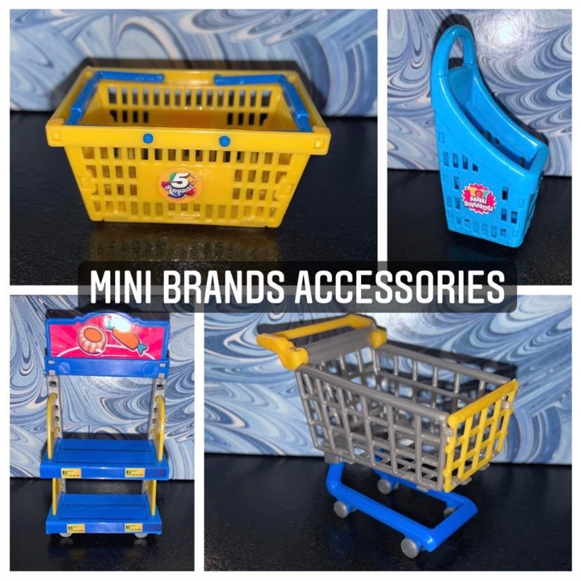 Mini Brands Accessories Shelves Carts Baskets SERIES 1 Etsy