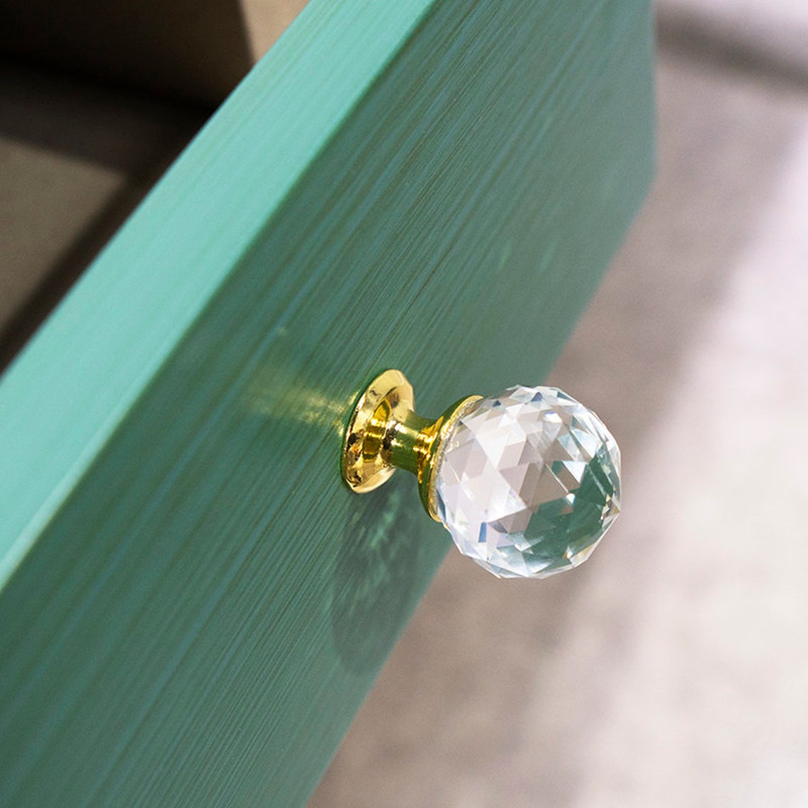 Crystal Ball Handles for Furnitur Kitchen Handles Etsy