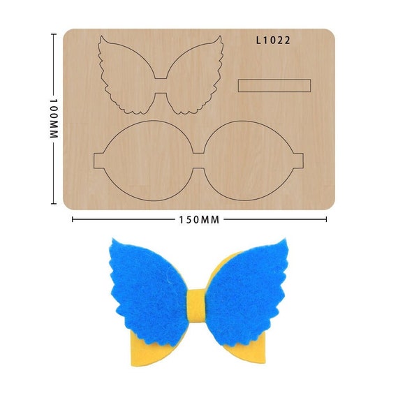 hair bow die steel rule dies bow die Hair bow making basic bow die