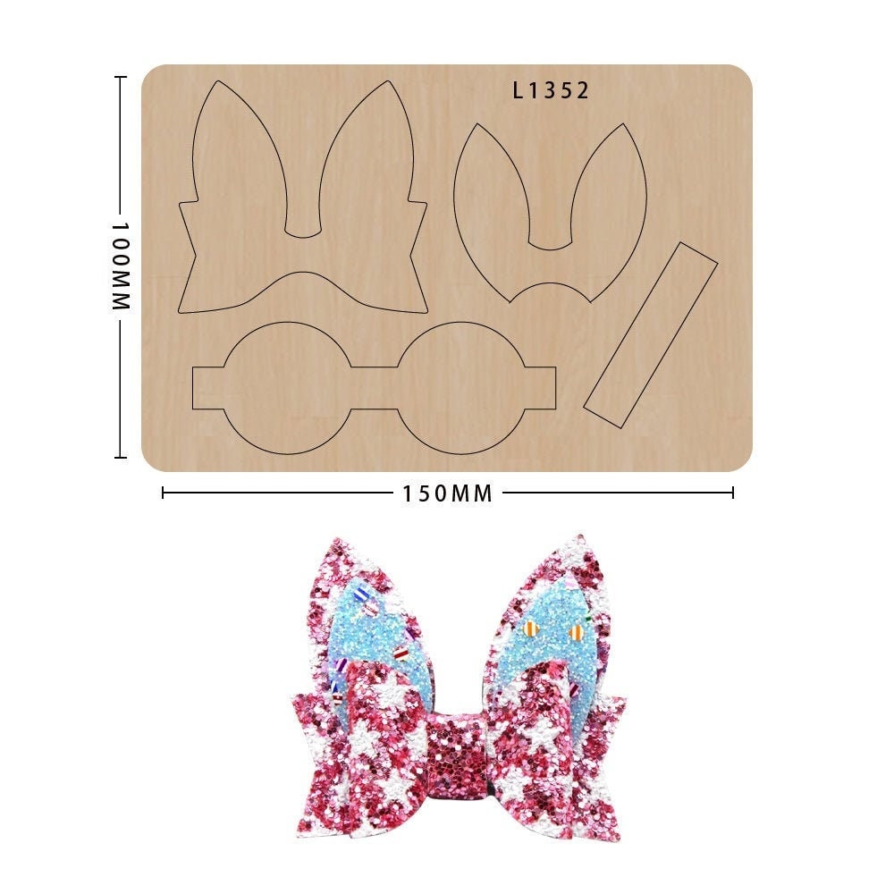 Sizzix Bow Die/sizzix Big Shot Die/leather Cutter Dies/leather Etsy