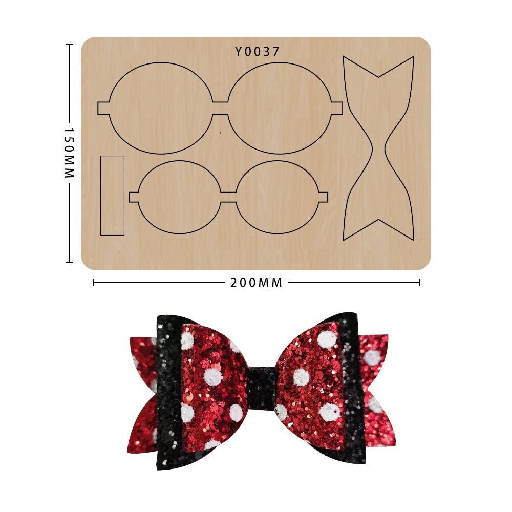 Sizzix Bow Die Cut/sizzix Die/leather Cutting Die Etsy