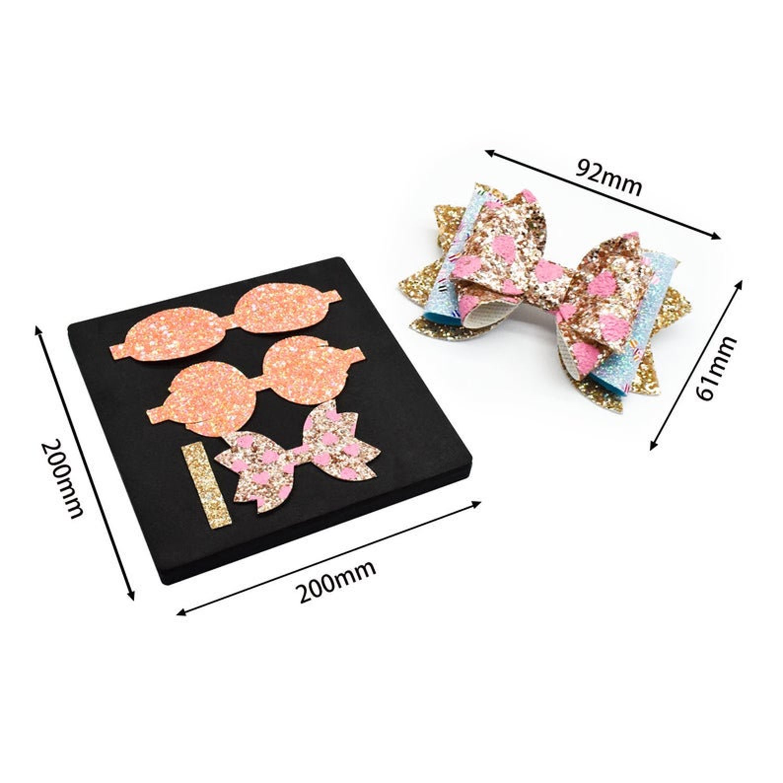 Sizzix Bow Die/hair Bow Dies/leather Cutting Etsy