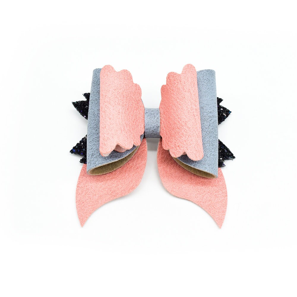 Bows Sizzix Die Cutsleather Cutter Dieshair Cliphair Etsy