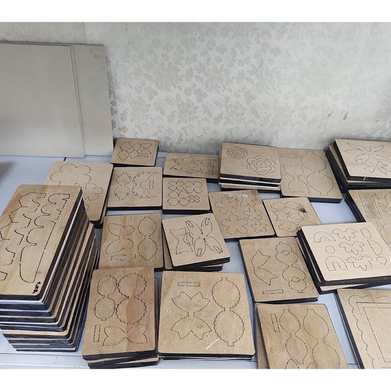 Flower Die Cut /sizzix Die/leather Cutting Die/scrapbook Etsy