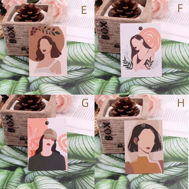 100 Pieces Earring Card/earring Card Punch/earring Card Etsy