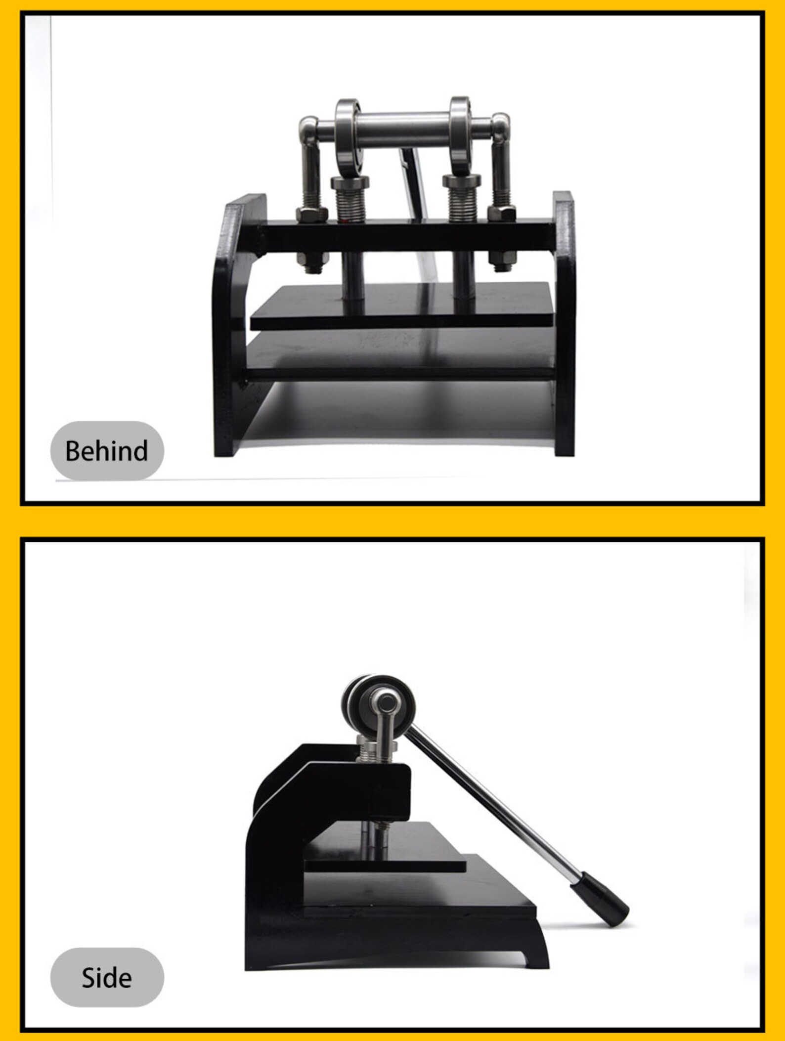 Manual hand press 25.516cm double wheel leather cutting Etsy