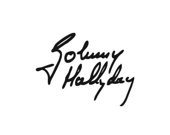 JOHNNY SIGNATURE STICKER (D0093)