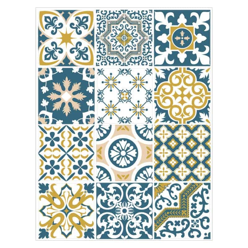 Planche Imitation Carreaux de Ciment Moustmonkey | Cim0063