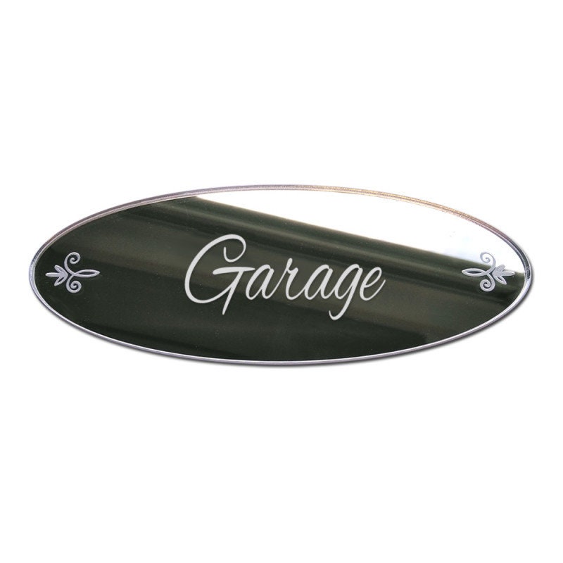 Miroir Plaque de Porte Garage Shabby | Plexi_Miroir_032