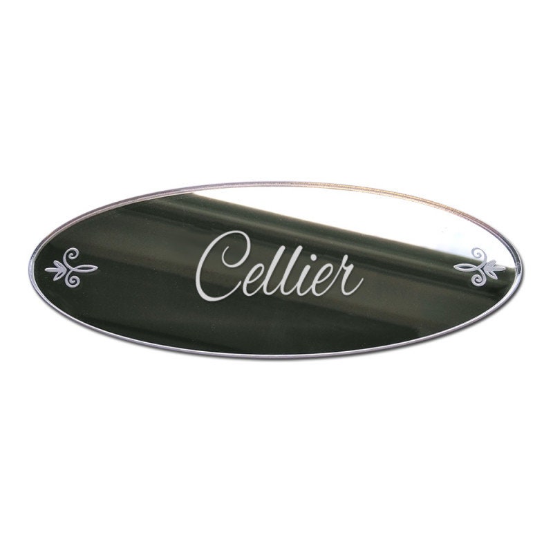 Miroir Plaque de Porte Cellier Shabby | Plexi_Miroir_030