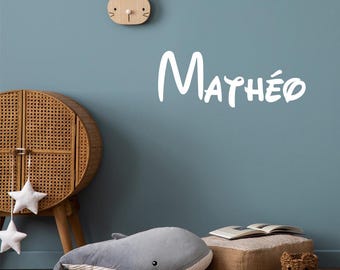 First Name Sticker, Personalized First Name Sticker, Adhesive First Name, Self-adhesive letters, children's bedroom wall decoration