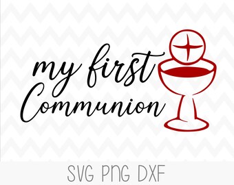 First Communion Svg Etsy