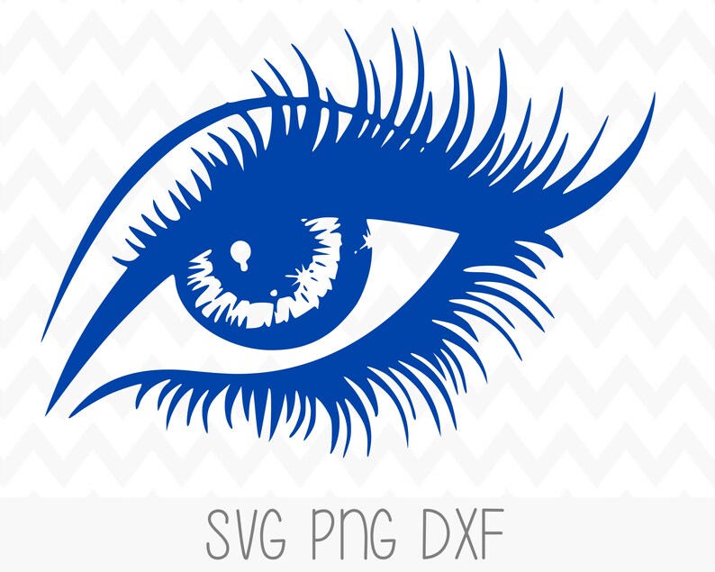 Download Woman's Eye SVG Long Eyelashes svg Make Up Eye svg For | Etsy