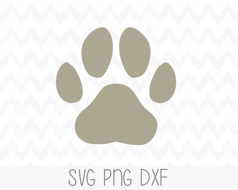 Download Paw Print SVG Dog Paw Cat Paw Cutting File For Cricut | Etsy
