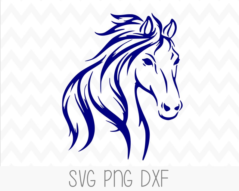 Download Horse Head SVG File Pony cut For Cricut Animal Cutting | Etsy