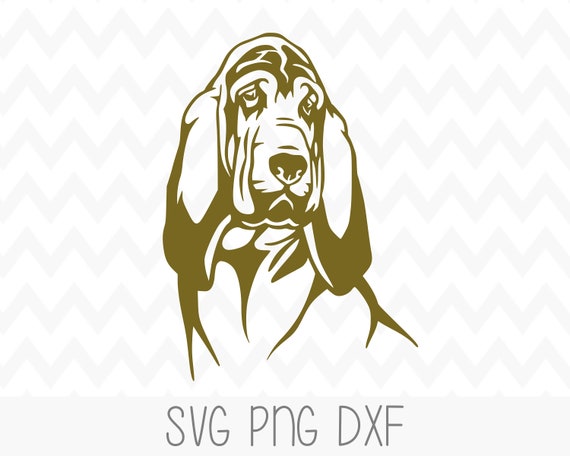Bloodhound SVG Dog svg Bloodhound Dog Outline svg Voor | Etsy