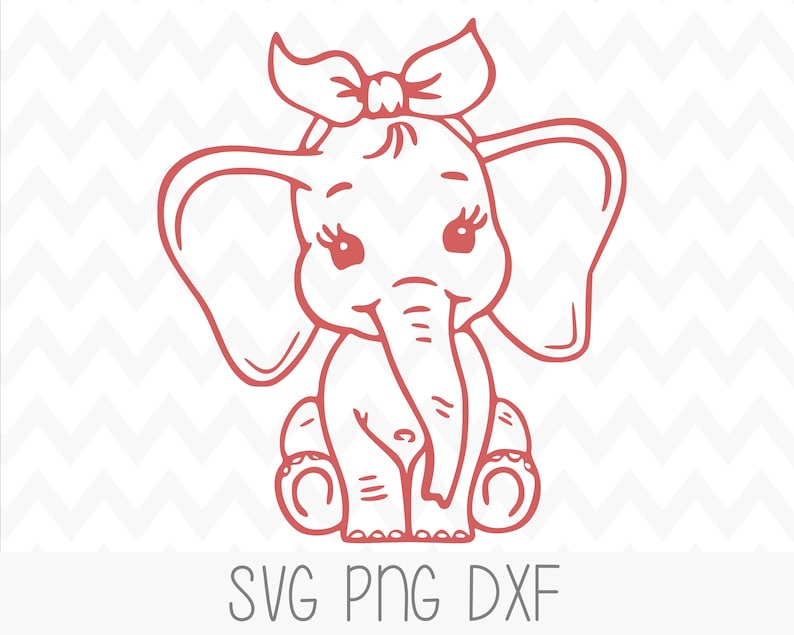 Baby Elephant SVG Elephant svg Cute Baby Elephant svg For | Etsy